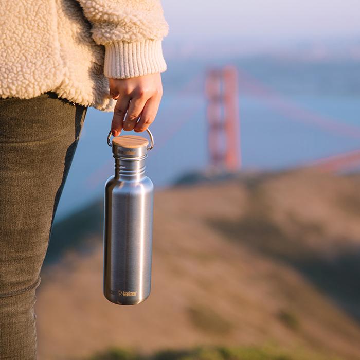 Stainless Steel Plastic Free Reflect Water Bottle 800 ml | Klean